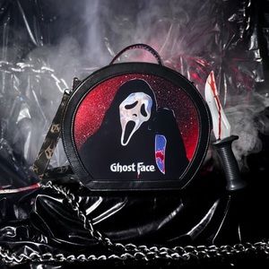 NWOT GHOST FACE™ X GLAMLITE LENTICULAR MOTION‎ BAG HORROR HALLOWEEN SCREAM